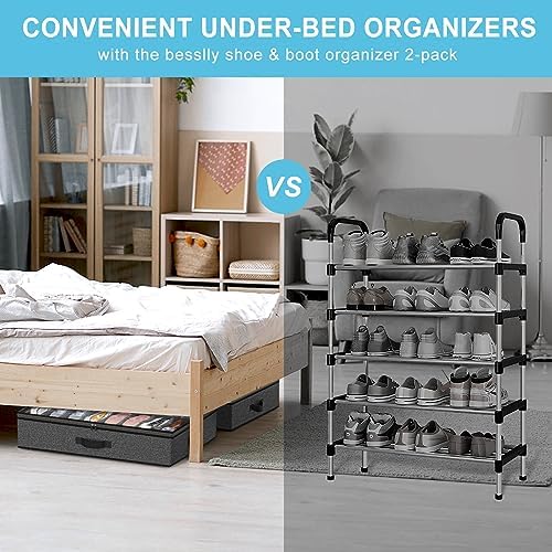 Under Bed Shoe Storage Organizer - Image 5