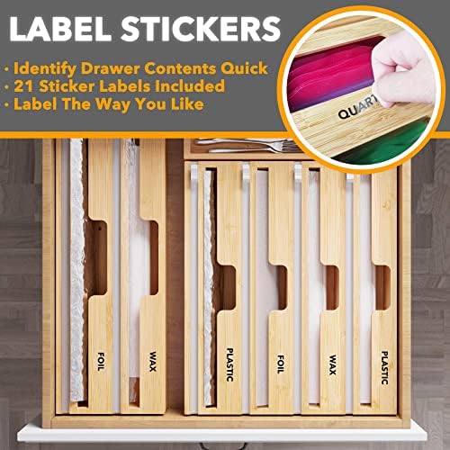 SpaceAid WrapNeat 4 in 1 Wrap Organizer - Image 4
