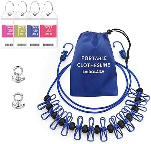 Magnetic Retractable Clothes Line by LAIDOLAILA