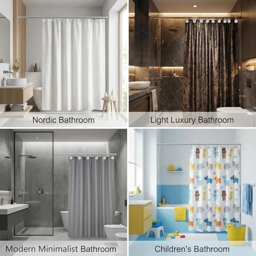 12 Pc Marble Shower Curtain Hooks Rustproof Resin Decorative Curtain Rings - Image 6