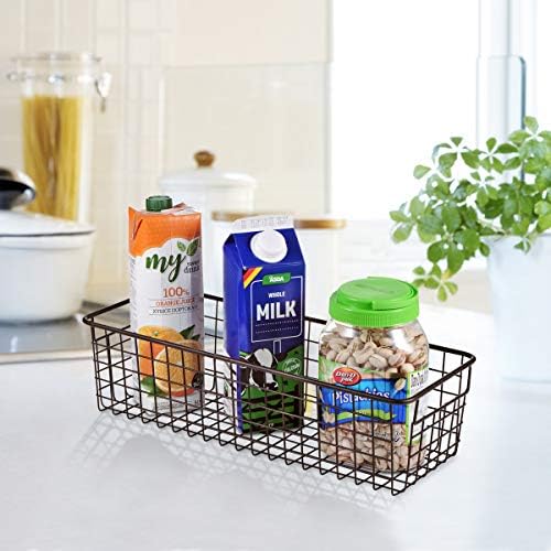 SheeChung Wire Storage Baskets, Metal Toilet Paper Basket Holder - Image 5