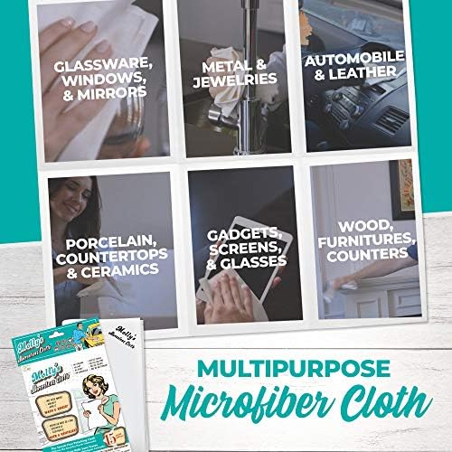 Molly's Marvelous Cloth, Streak-Free, Lint-Free Microfiber Cleaning Cloth - Image 2