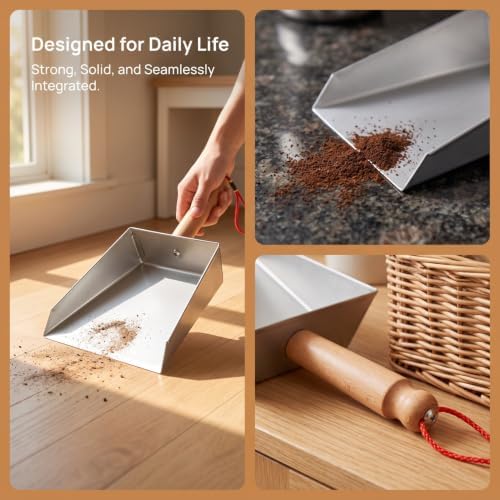 NOLITOY Dust Pan Stainless Steel - Image 3