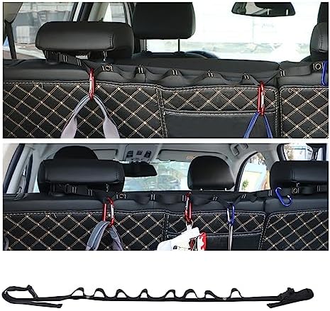 Car Clothes Hanger, Camping Storage Strap Car Clothes Line Clothes Drying Rope - Image 6