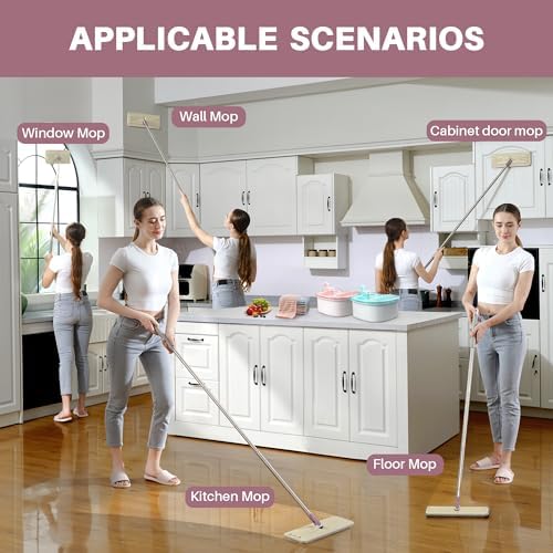 JOYMOOP Flat Mop System, Microfiber Cleaning System - Image 5