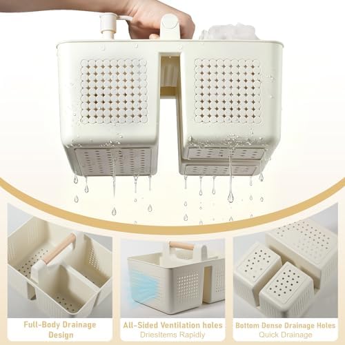 Portable Shower Caddy Basket Plastic Caddy Organizer - Image 4