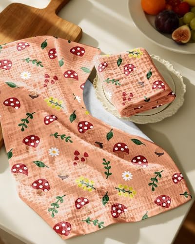 Miss Adola 370GSM Cotton Waffle Kitchen Towels - Image 2