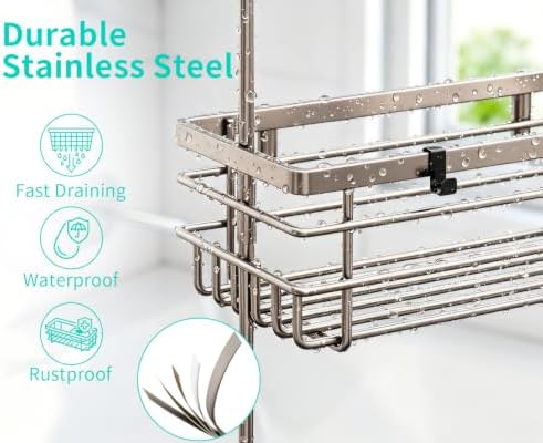 HapiRm Hanging Shower Caddy Organizer - Image 3