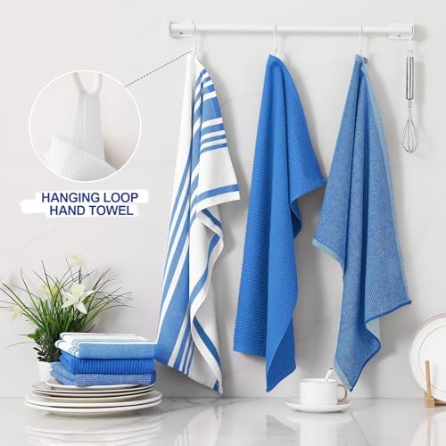 Homaxy Cotton 380 GSM Premium Kitchen Towels, 3 Pack - Image 3