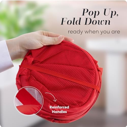 Handy Laundry Collapsible Mesh Pop Up Laundry Hamper 14 x 13 x 24 in - Image 3
