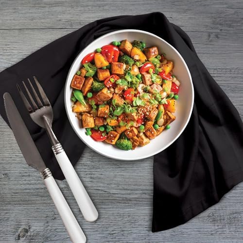 Urban Villa Kitchen Towels Cotton Dish Towels 20”x30” Black - Image 6