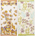 Set of 2 Floral Kitchen Towels for Drying Dishes Decor 15"x30" by STASOPTK