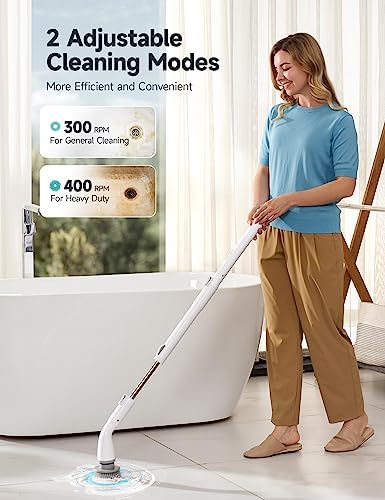 HiCOZY Electric Spin Scrubber HS1, Cordless Shower Scrubber - Image 3