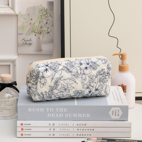Pencil Case Office College School Storage Bag Pouch Holder Box Organizer Makeup - Image 3