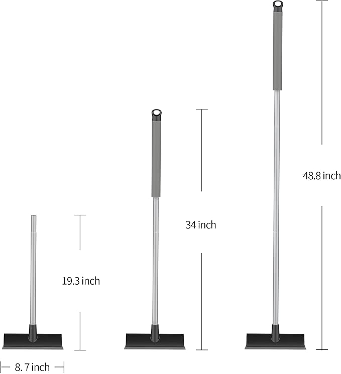 MR.SIGA Floor Scrub Brush with Long Handle - Image 3
