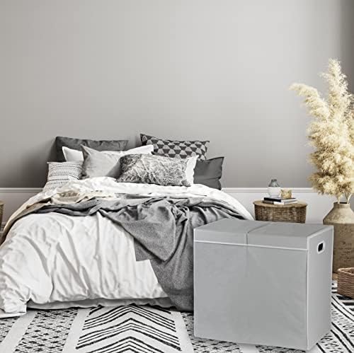 Simple Houseware Double Laundry Hamper - Image 3