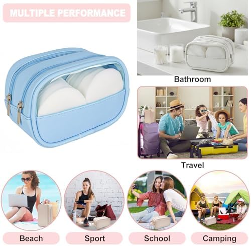 Portable Cotton Round Swab Organizer Case, 2 in 1 Travel Cotton Pad Qtip Holder - Image 7