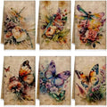 Bencailor 6 Pcs Butterfly Flower Kitchen Towels Decorative Sets Dish Towels by Bencailor