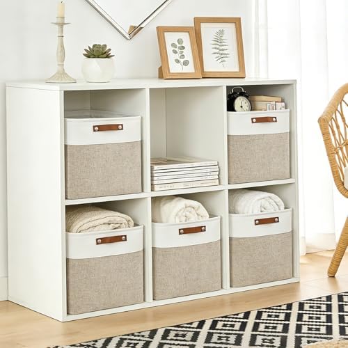 Bagnizer 13x13 Cube Storage Bins, Collapsible Fabric Storage Box, 4 Pack Closet - Image 3