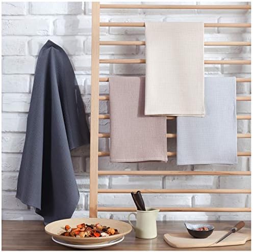 PY HOME & SPORTS Dish Towels Set, 100% Cotton Waffle Weave Kitchen Towels 4 - Image 5