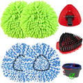 6pcs Mop Head Refills for O Cedar RinseClean 2 Tank Spin Mop System by Unknown