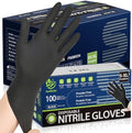 SWIFTLITE Black Nitrile Gloves Disposable Latex Free, Food Safe by SWIFTLITE