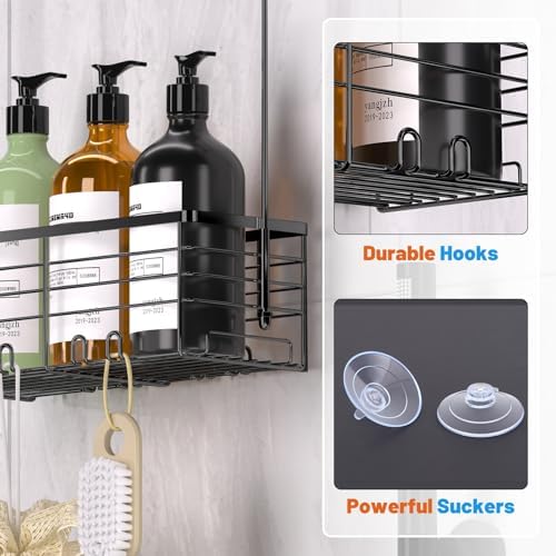 YUOROS 304 Stainless Steel Hanging Shower Caddy - Image 3
