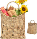 Woven Hanging Seagrass Baskets, Hanging Wall Wicker Basket, Handmade Organizer by SIEUSALEVN