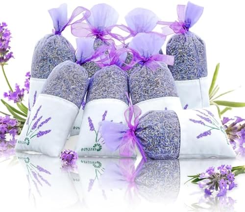 8 Packs Lavender Sachets for Drawers and Closets, Closet Car Freshener by Umpeimvon