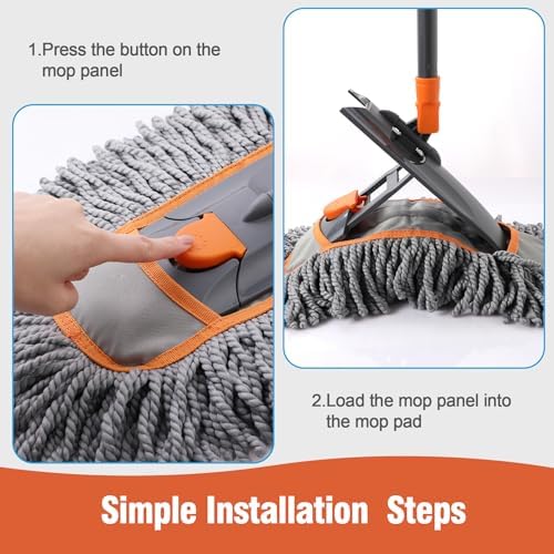 CLEANHOME Microfiber Dust Mop for Hardwood Floor Cleaning - Image 6
