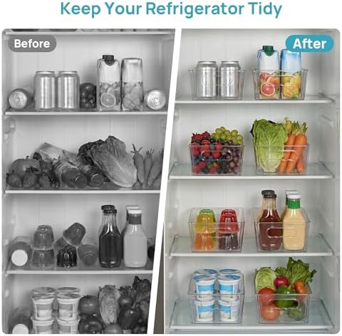 Vtopmart 8pcs Clear Storage Bins - Image 5