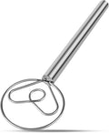 Danish Dough Whisk Stainless Steel Hook Dutch Bread Mixer Hand Tool for Sourdough Baking Making Blending Pastry Pizza
