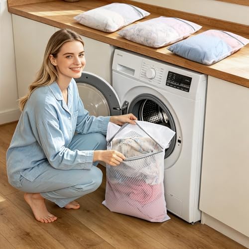 18 Pack Durable Mesh Laundry Bags - Image 7