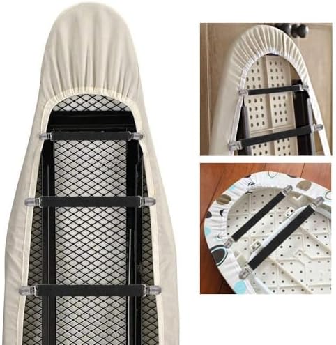 Goodtimes Ironing Board Cover Clips, Adjustable Ironing Board Pad Braces - Image 5