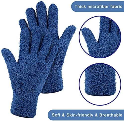 Patelai 3 Pairs Microfiber Dusting Gloves - Image 5