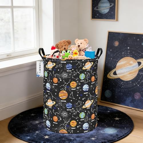 Round collapsible Solar System planet Laundry Hamper - Image 7