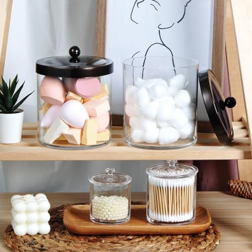 SheeChung 2 Pack Plastic Apothecary Jars - Image 6
