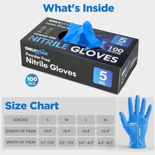 Food Grade Nitrile Gloves X-Large, 5 Mil - Image 7