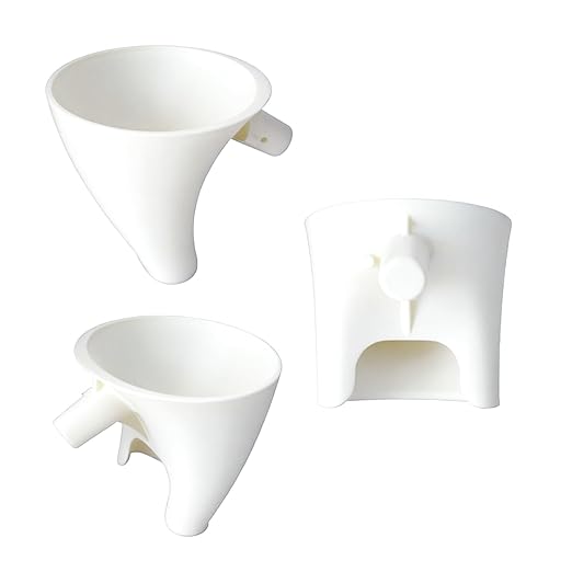 Flour Funnel for Kitchen Aid Mixers – Stand Mixer Attachment for Easy Pouring of Flour and Eggs, Prevents Spills and Mess, Anti-Splash Accessory for Convenient Home Baking