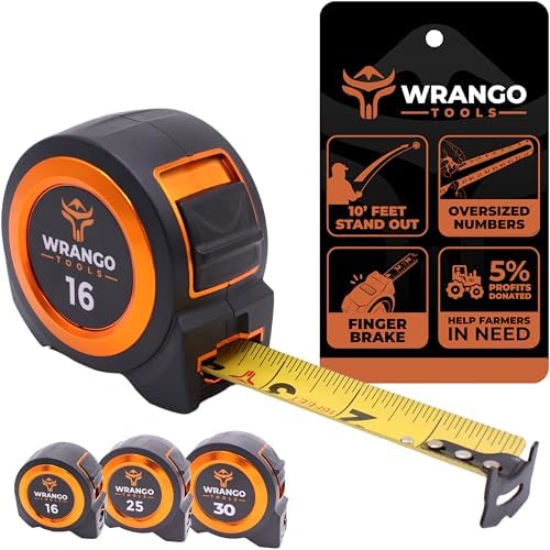 Wrango Tools Tape Measure 16 FT by WrangoTools
