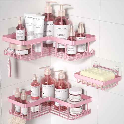 YASONIC Corner Adhesive Shower Caddy, by YASONIC