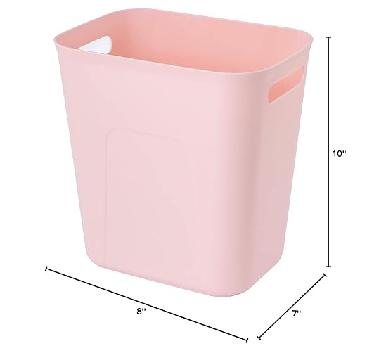 UUJOLY Plastic Small Bathroom Trash Can Wastebasket, 3.5 Gallon, Laundry Room - Image 3