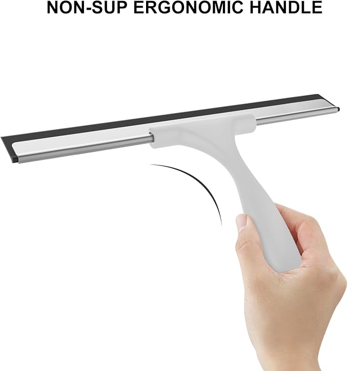 SetSail Shower Squeegee for Glass Doors, 12 Inches - Image 3