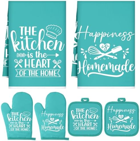 Sratte 6 Pcs Kitchen Decor Accessories Set, Light Teal by Sratte