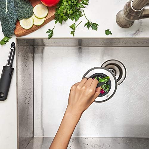 OXO Good Grips 2-in-1 Sink Strainer Stopper, Kitchen Sink Stopper - Image 5