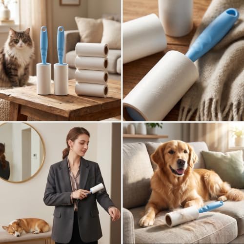 600 Sheets Extra Sticky Lint Rollers - Image 7