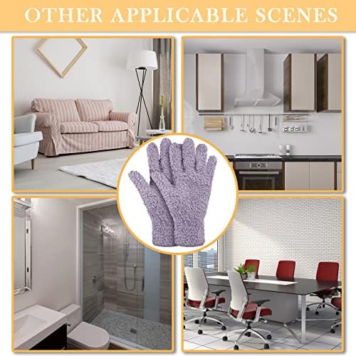 Patelai 3 Pairs Microfiber Dusting Gloves - Image 7