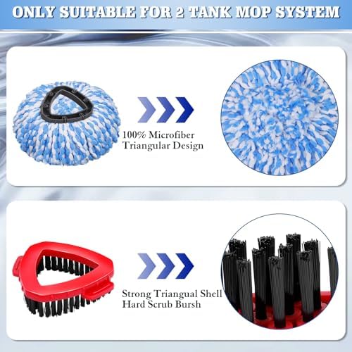 6 Pack Mop Replacement Heads Compatible - Image 3