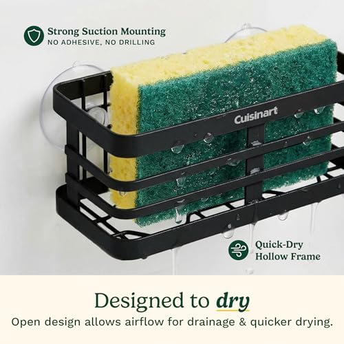 Cuisinart Sink Drain Strainer & Suction Cup Sponge Holder, 2-Piece Set - Image 4