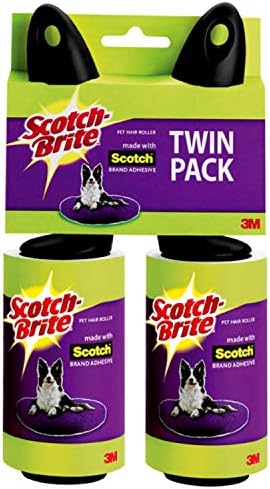 Scotch-Brite Pet Hair & Lint Roller, Twin Pack, Works Great On Pet Hair by Unknown